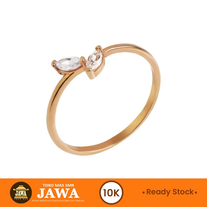 Jadikan salah satu cincin bermata sebaga pusat perhatian - Toko Mas Jawa